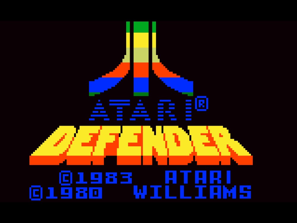 Title Screen of Defender for Intellivision
